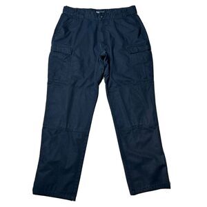 5.11 Tactical TDU Cargo Pants Mens XL Long Blue‎ Straight Leg Ripstop Adjustable